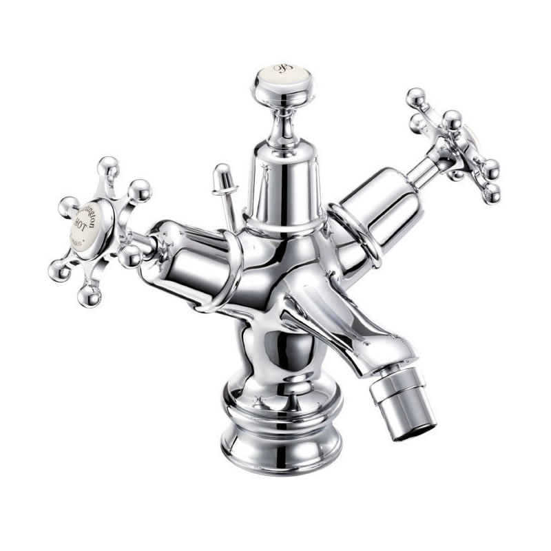 Birkenhead Medici Regent bidet mixer with pop-up waste